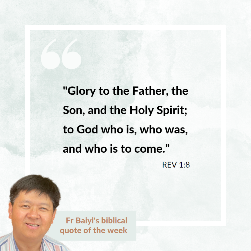 Fr Baiyi's Biblical Quote tile